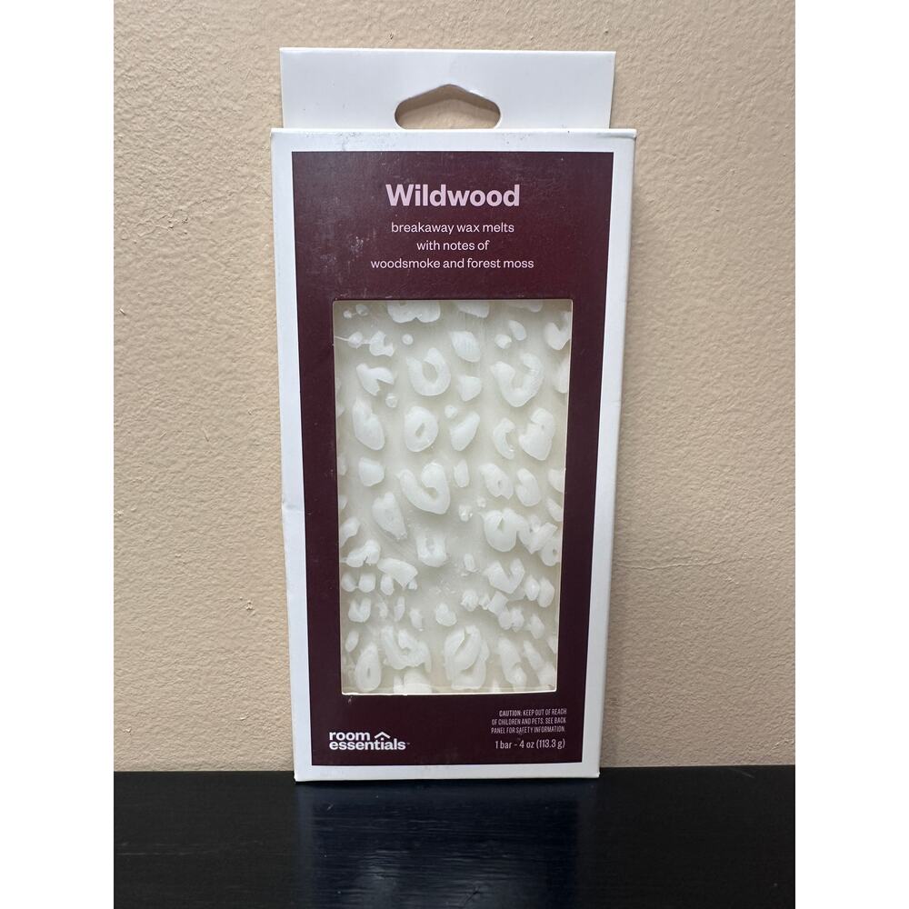 Room Essentials‎ Wildwood Wax Melt Bar 4oz Breakaway Woodsmoke Moss NEW